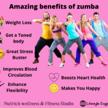 Zumba benefits flyer image